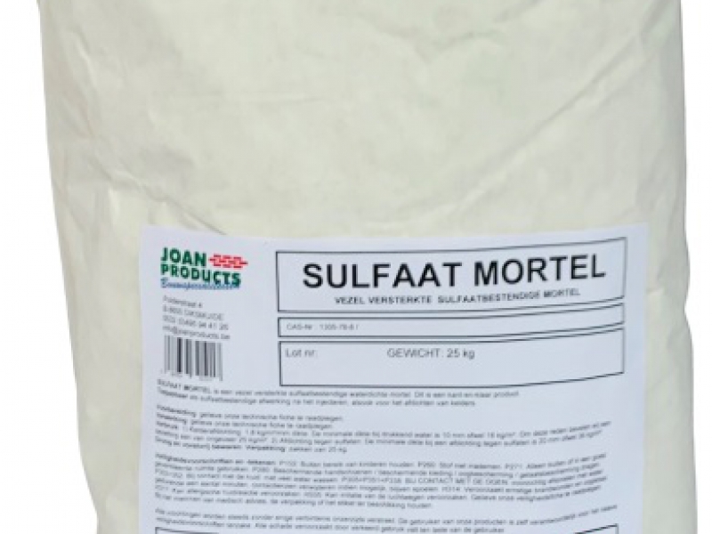 SULFAAT MORTEL Kelderdichtingsproducten - Joan Products